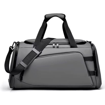 Locus Amicus KRONOS Duffel Bag – Waterproof PU Travel Gym Bag Athena Grey