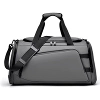 Locus Amicus KRONOS Duffel Bag – Waterproof PU Travel Gym Bag Athena Grey