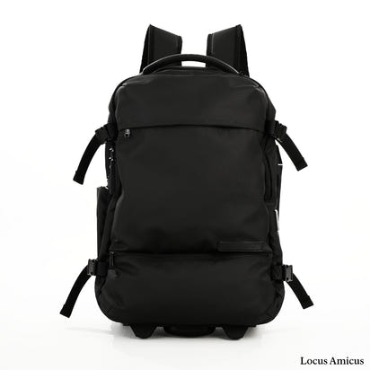 Locus Amicus Maximus Smart Travel Backpack – Luxe 2-in-1 Rugzak & Trolley (60L) met Weegschaal, USB-poort, Laptopvak & Vacuümpomp