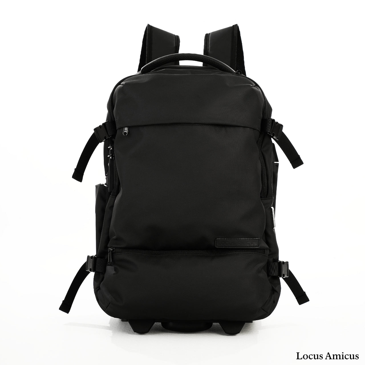 Locus Amicus Maximus Smart Travel Backpack – Luxe 2-in-1 Rugzak & Trolley (60L) met Weegschaal, USB-poort, Laptopvak & Vacuümpomp