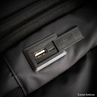 Locus Amicus Maximus Smart Travel Backpack – Luxe 2-in-1 Rugzak & Trolley (60L) met Weegschaal, USB-poort, Laptopvak & Vacuümpomp