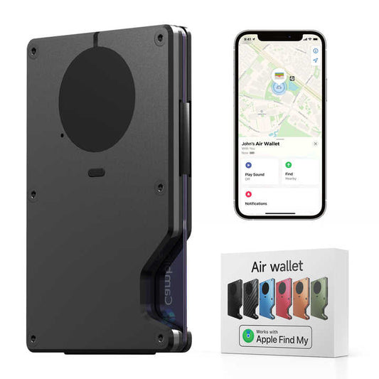 NYX Smart RFID Cardholder with Built-in Bluetooth Tracker – Midnight Black | Locus Amicus