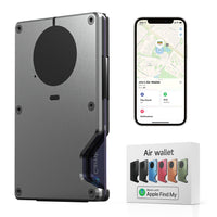 NYX Smart RFID Cardholder with Built-in Bluetooth Tracker – Stone Grey | Locus Amicus