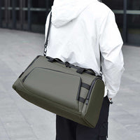 Locus Amicus KRONOS Duffel Bag – Waterproof PU Travel Gym Bag Athena Grey