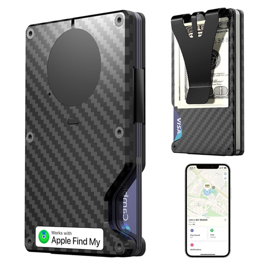 NYX Smart RFID Cardholder with Built-in Bluetooth Tracker – Carbon Edition | Locus Amicus