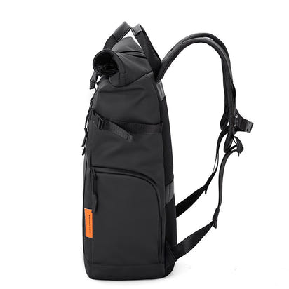 Trendy waterproof  Rolltop Laptop Backpack SELENE Titan Black
