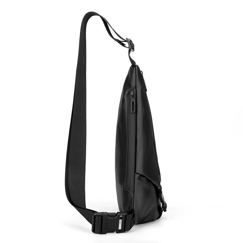 ocus Amicus HYDROS – Waterproof Crossbody Sling Bag for Men & Women (Midnight Black) | Anti-Theft Travel Shoulder Bag with Water Bottle Pocket