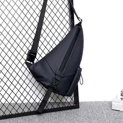 Locus Amicus HYDROS – Waterproof Crossbody Sling Bag for Men & Women (Steel Grey) | Anti-Theft Travel Shoulder Bag with Water Bottle Pocket