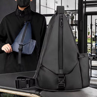 ocus Amicus HYDROS – Waterproof Crossbody Sling Bag for Men & Women (Midnight Black) | Anti-Theft Travel Shoulder Bag with Water Bottle Pocket